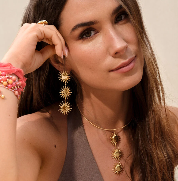 collar midi Tiare dorado