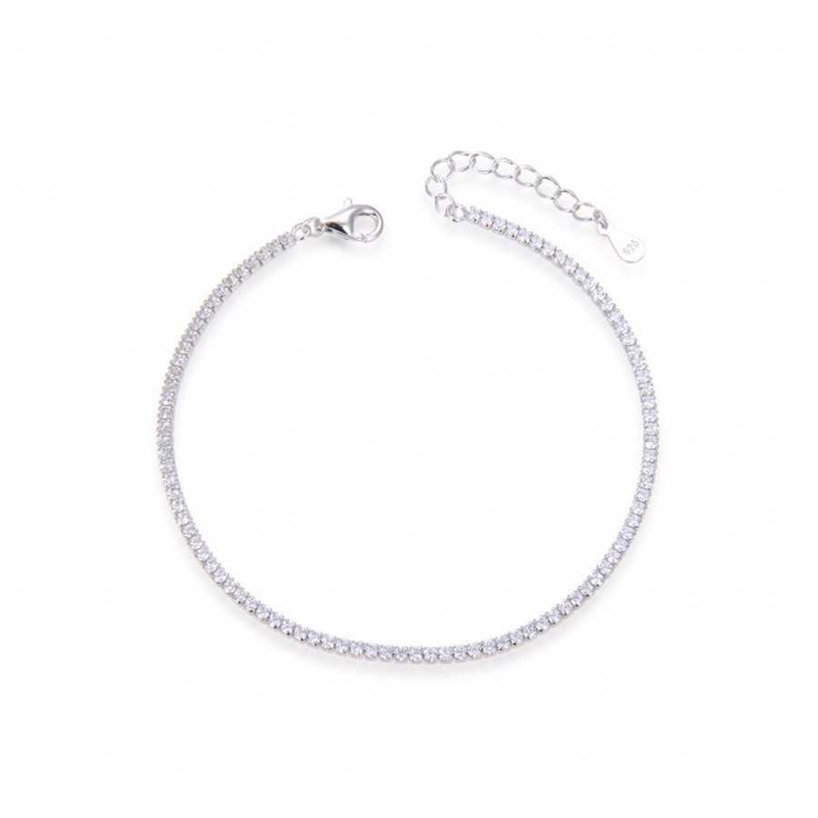 Pulsera de Plata Circonitas Medianas