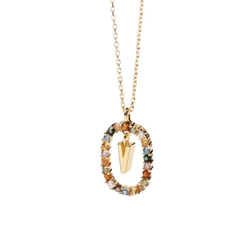 Collar PDPaola Letter V Dorada