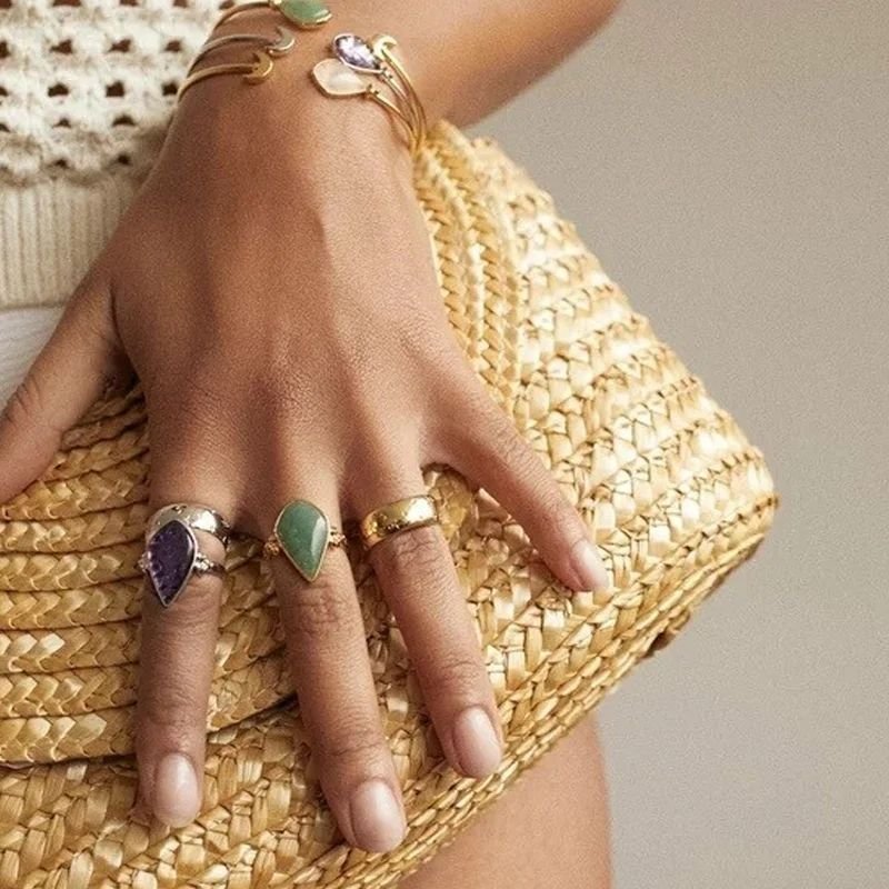 Anillo Agatha Paris Moon Cuarzo