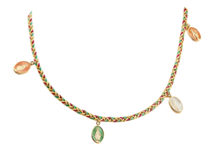 Collar largo EVENING Multicolor / Oro Agatha París