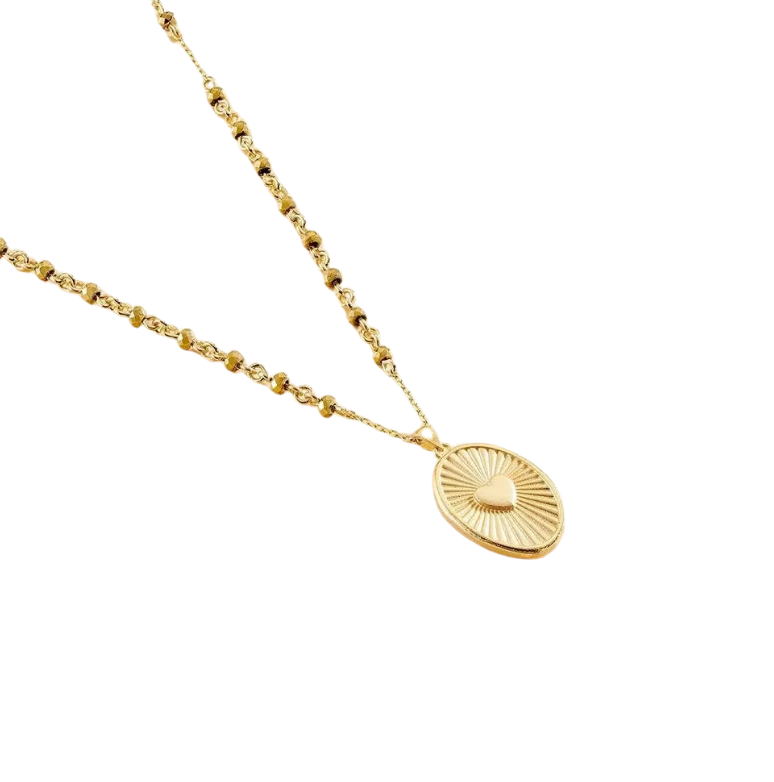 COLLAR MIDI SUNSET – MULTICOLOR / ORO