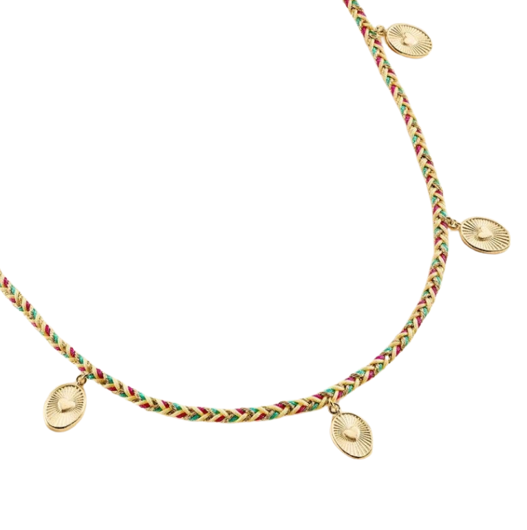 Collar largo Agatha Paris Evening Multicolor/ Dorado