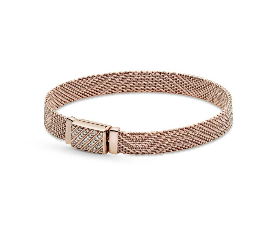 Pulsera Pandora Reflexions en Pandora Rose con Cierre Largo en Pavé