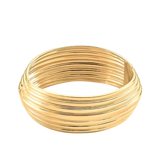 Pulsera esclava N-13 Dorado