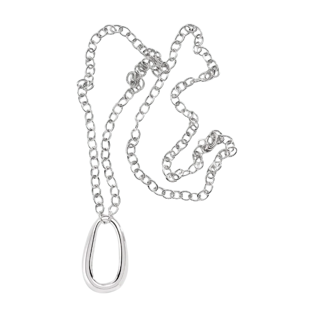 Collar largo ABBESSES Plateado