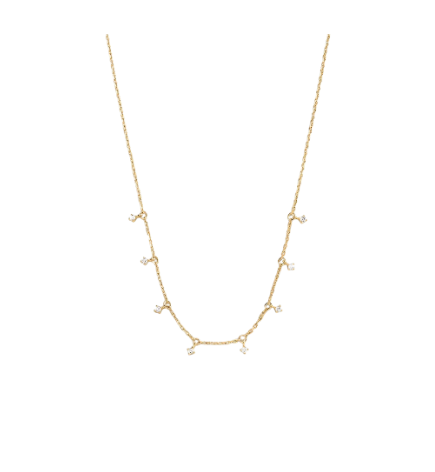 Collar corto DAUPHINE Cristal / Dorado