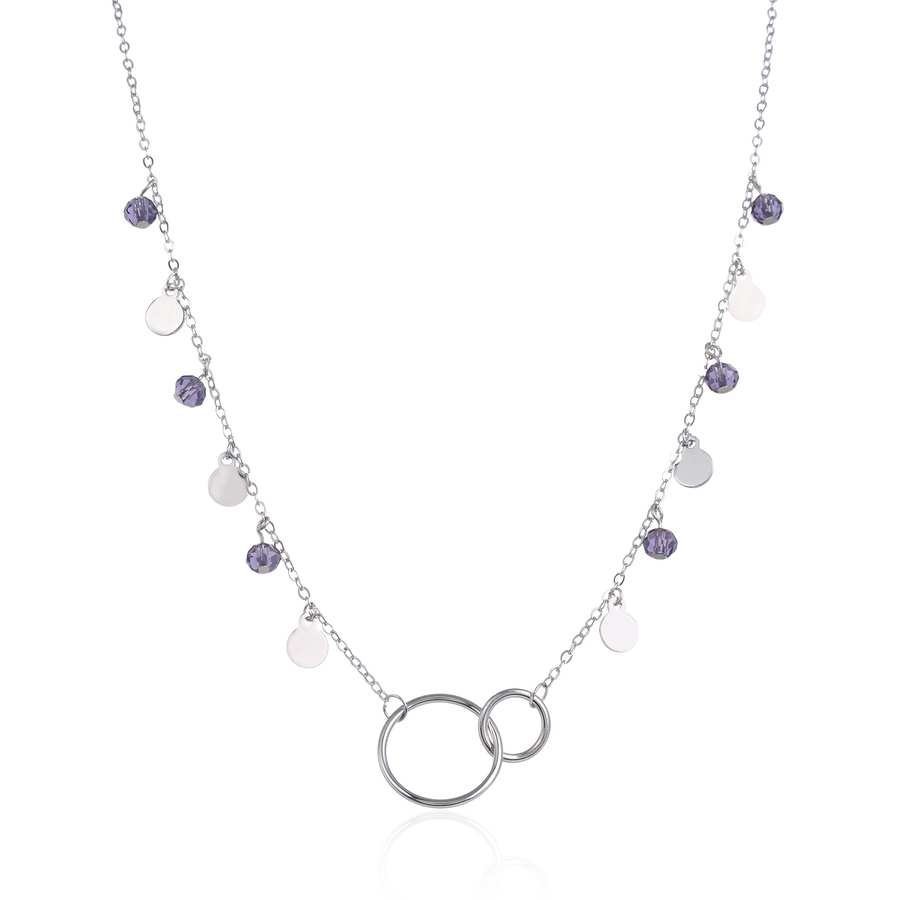 Gargantilla con Piedras de Color y Aros