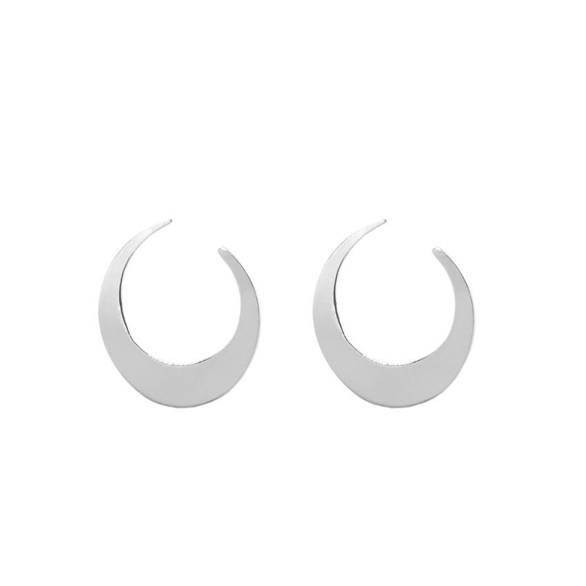 Pendientes de Plata - Aro Moderno