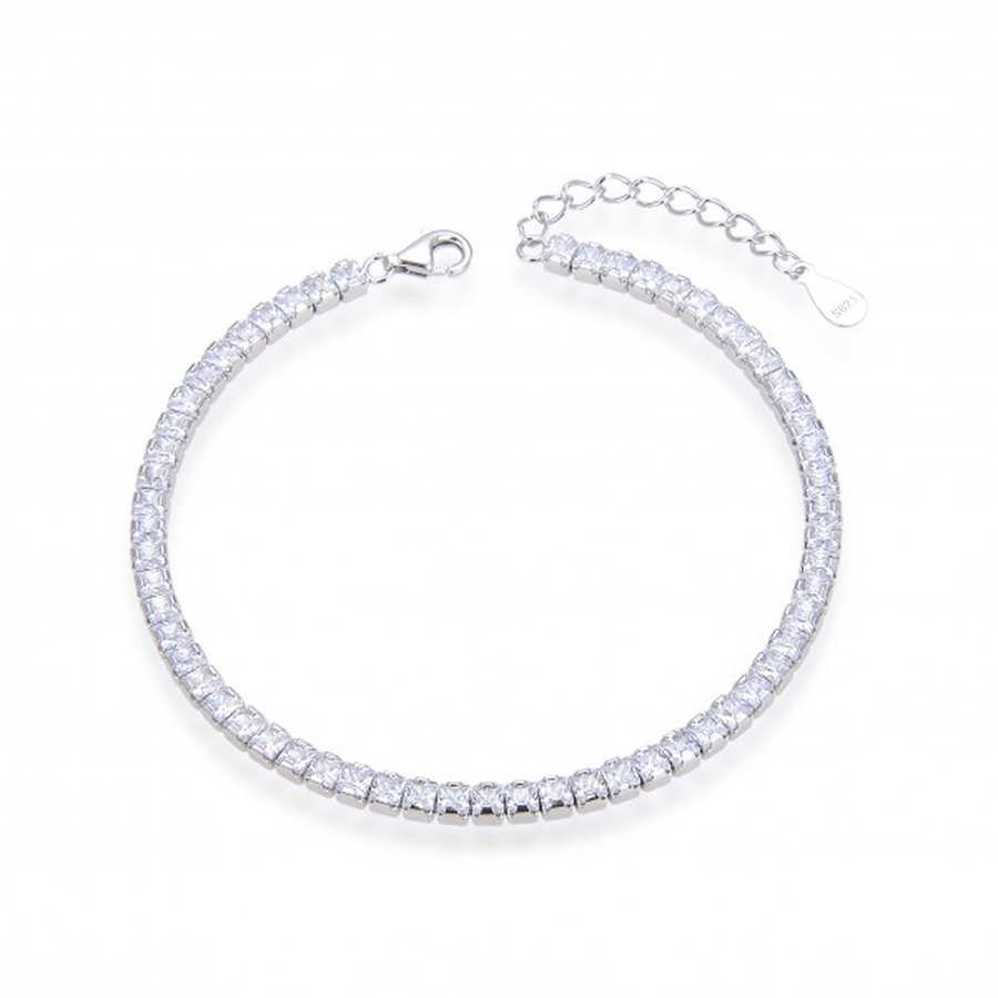 Pulsera de Plata con Circonitas Grande